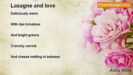 Anita Atina - Lasagne and love