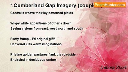 Debora Short - *.Cumberland Gap Imagery (couplets)
