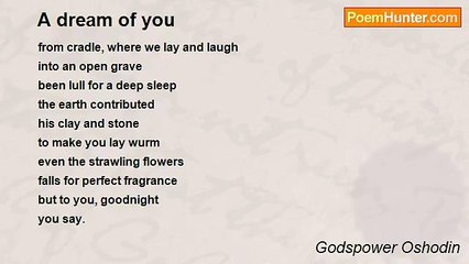 Godspower Oshodin - A dream of you