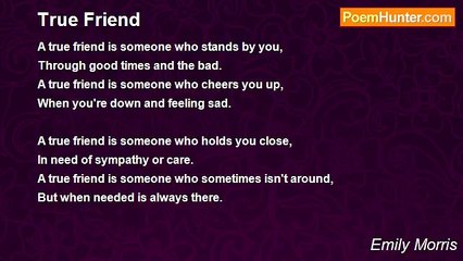 Emily Morris - True Friend