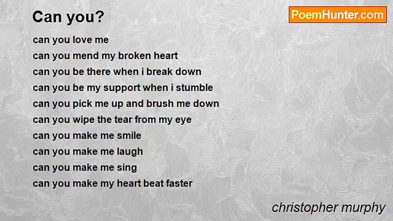 christopher murphy - Can you?