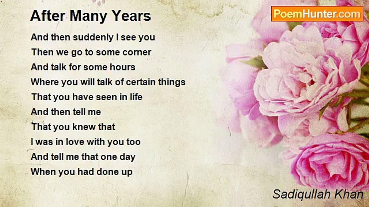 Sadiqullah Khan - After Many Years