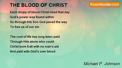 Michael P. Johnson - THE BLOOD OF CHRIST
