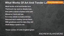 ANDREW BLAKEMORE - What Works Of Art And Tender Love (To John Constable)