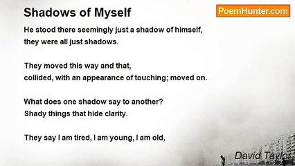 David Taylor - Shadows of Myself