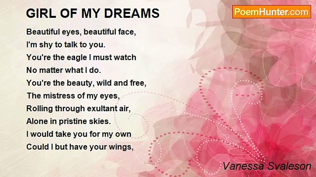 Vanessa Svaleson - GIRL OF MY DREAMS