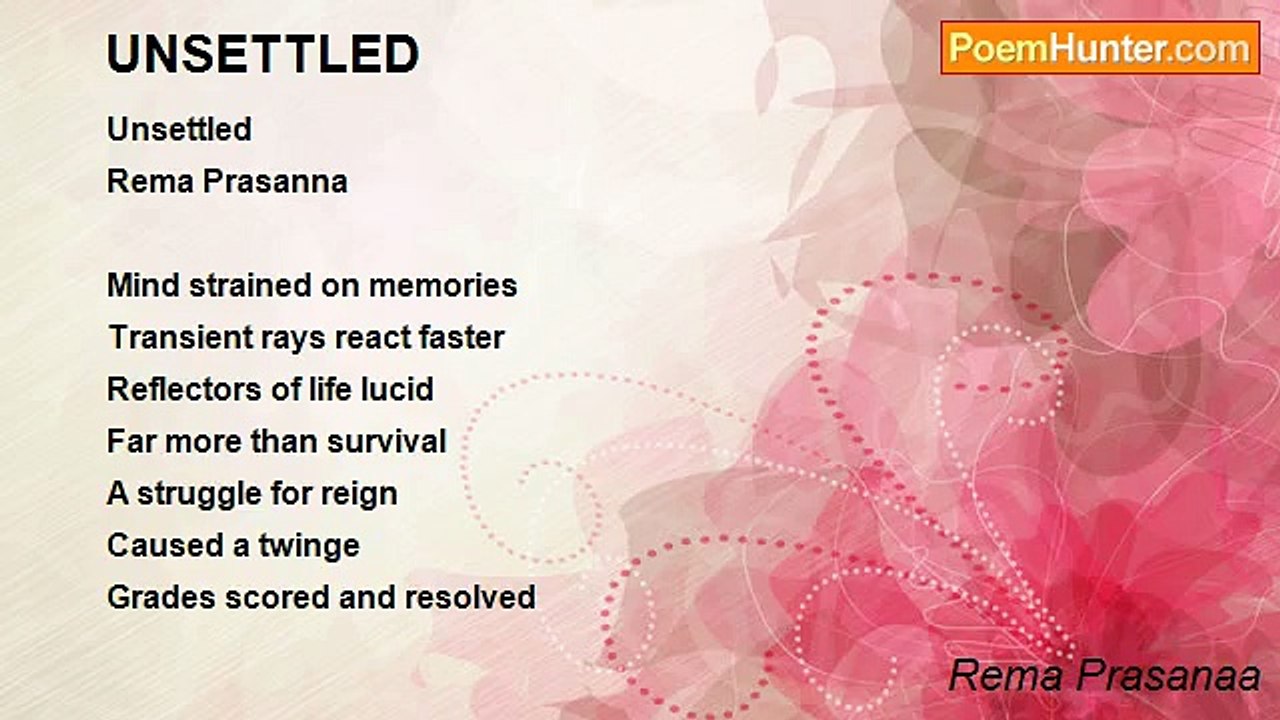 Rema Prasanaa - UNSETTLED