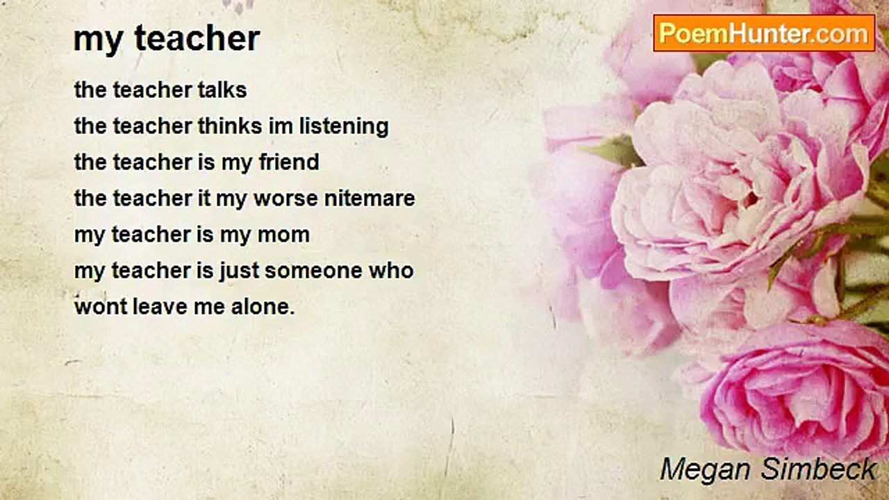Megan Simbeck - my teacher