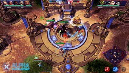 Match sur Sky Temple, Heroes of the Storm