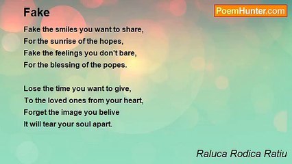 Raluca Rodica Ratiu - Fake