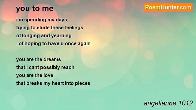 angelianne 1012 - you to me