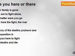 dani fries - are you here or there