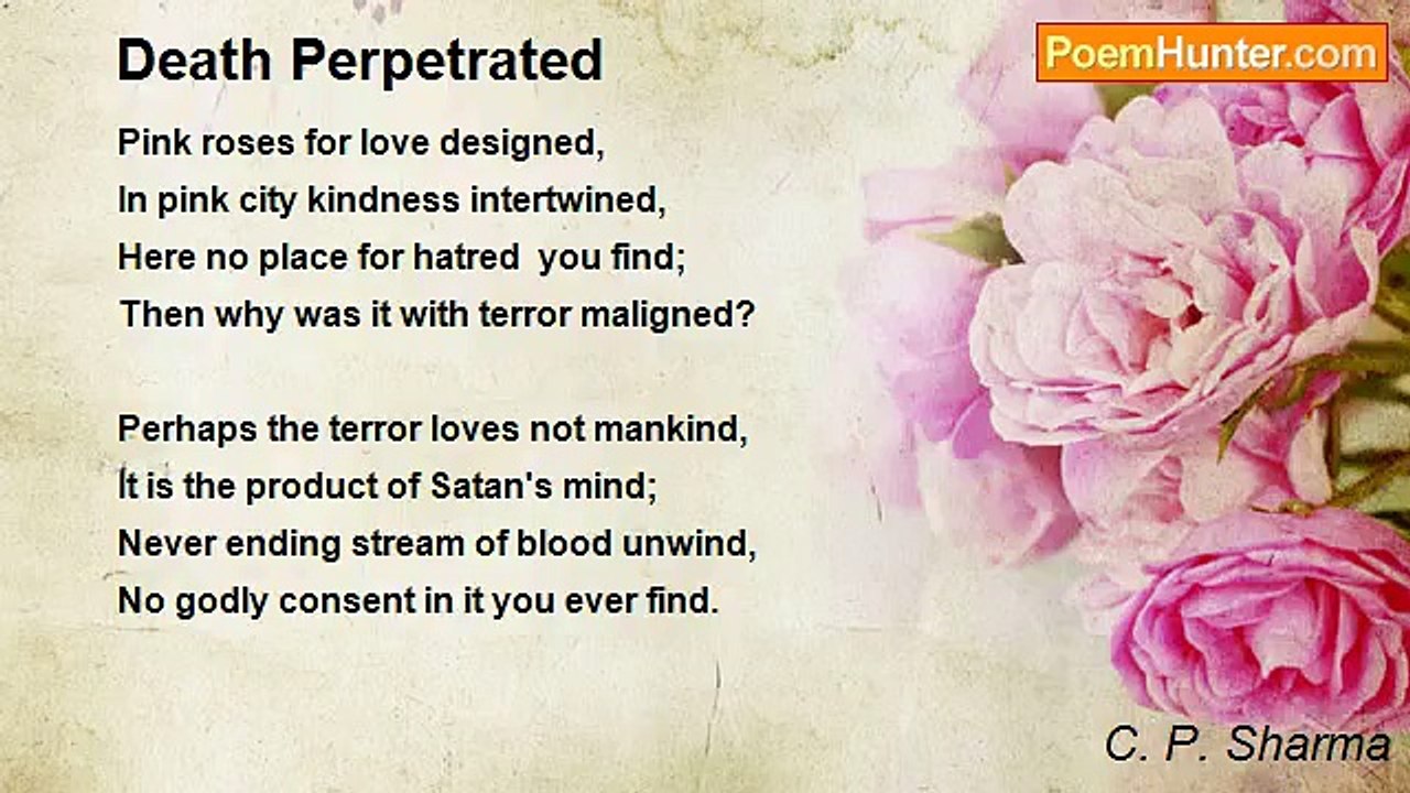 C. P. Sharma - Death Perpetrated