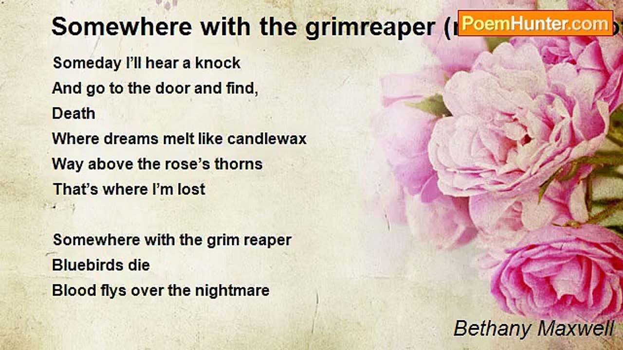 Bethany Maxwell - Somewhere with the grimreaper (new version of somewhere over the rainbow)