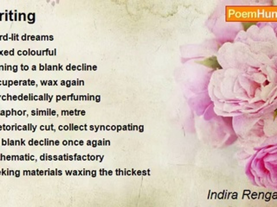 Indira Renganathan - Writing