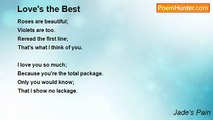 Jade's Pain - Love's the Best