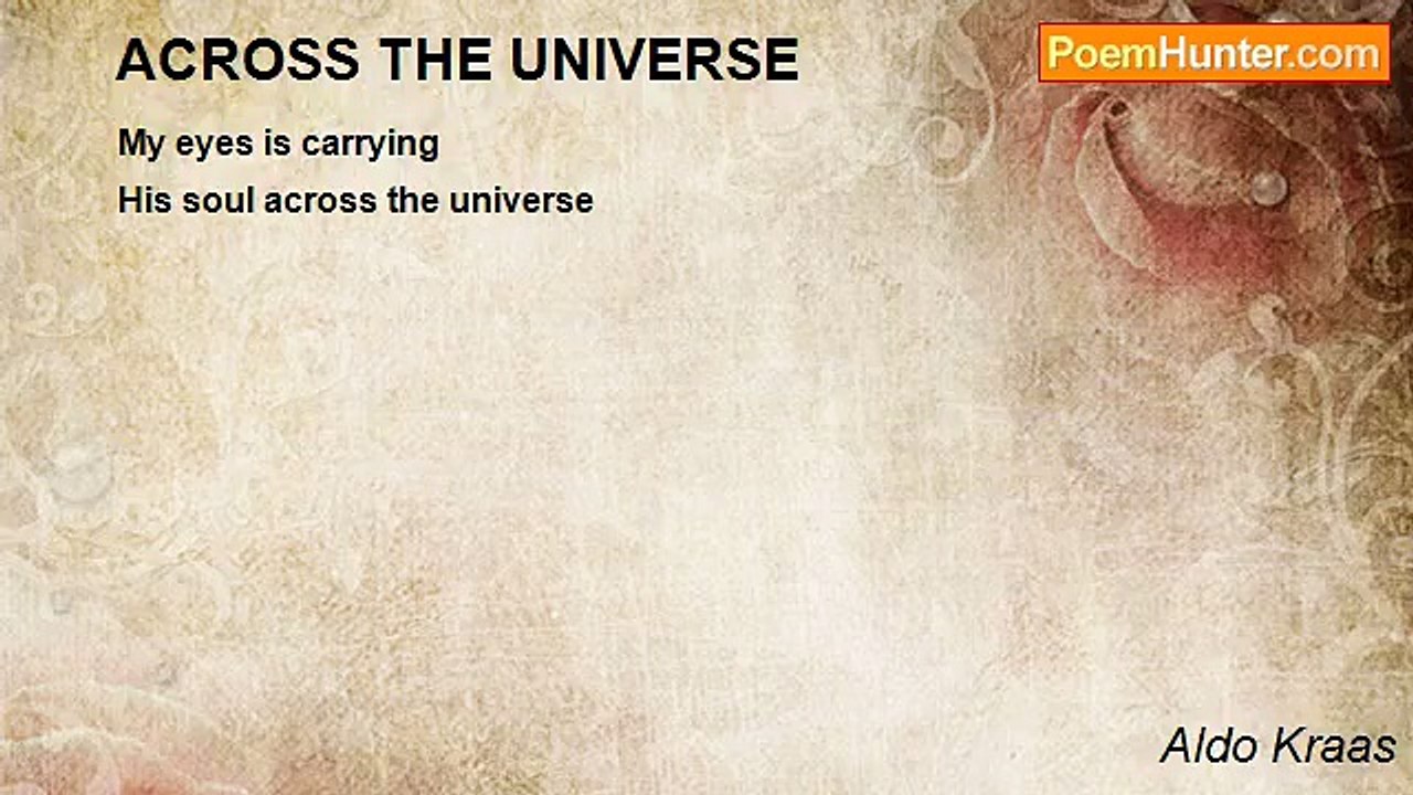 Aldo Kraas - ACROSS THE UNIVERSE