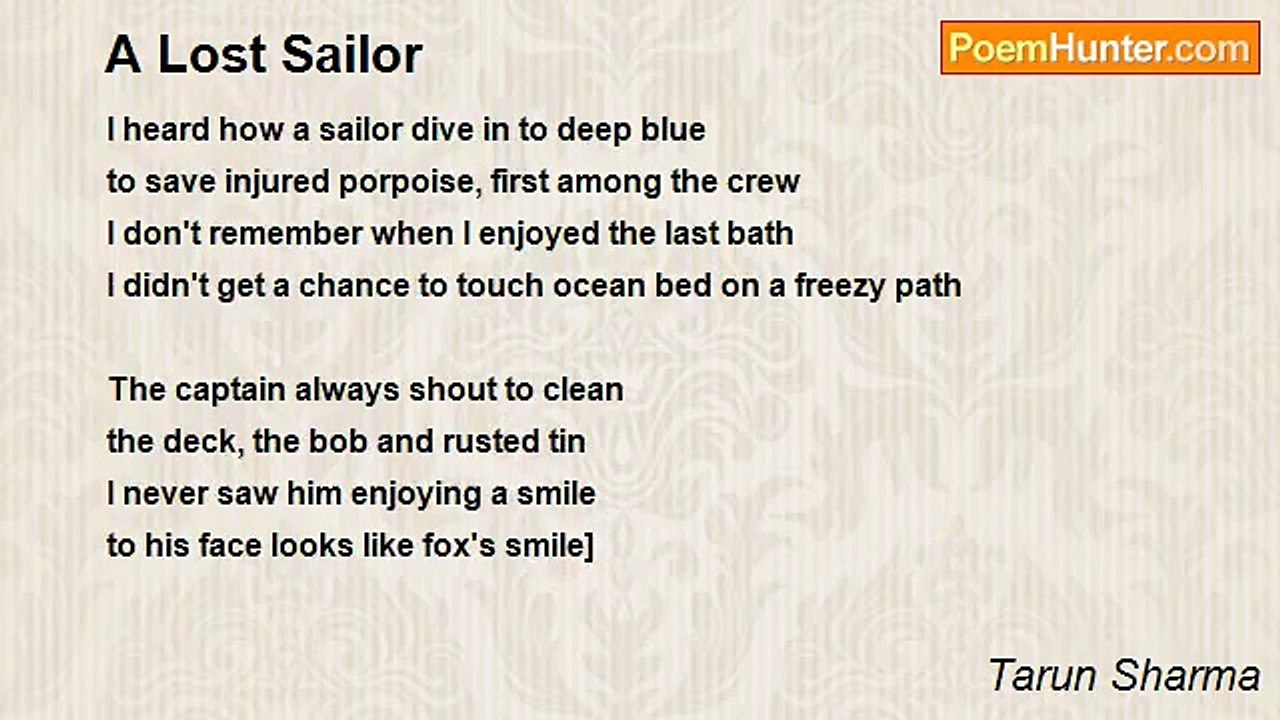 Tarun Sharma - A Lost Sailor