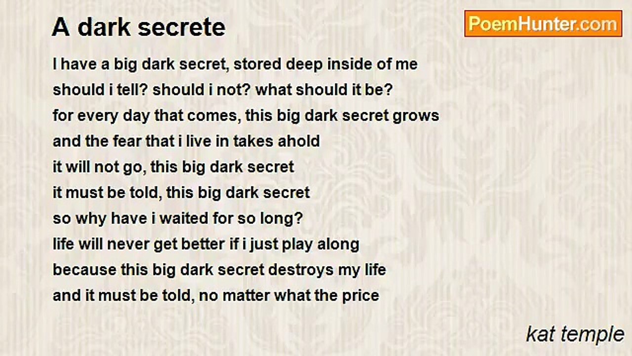 kat temple - A dark secrete