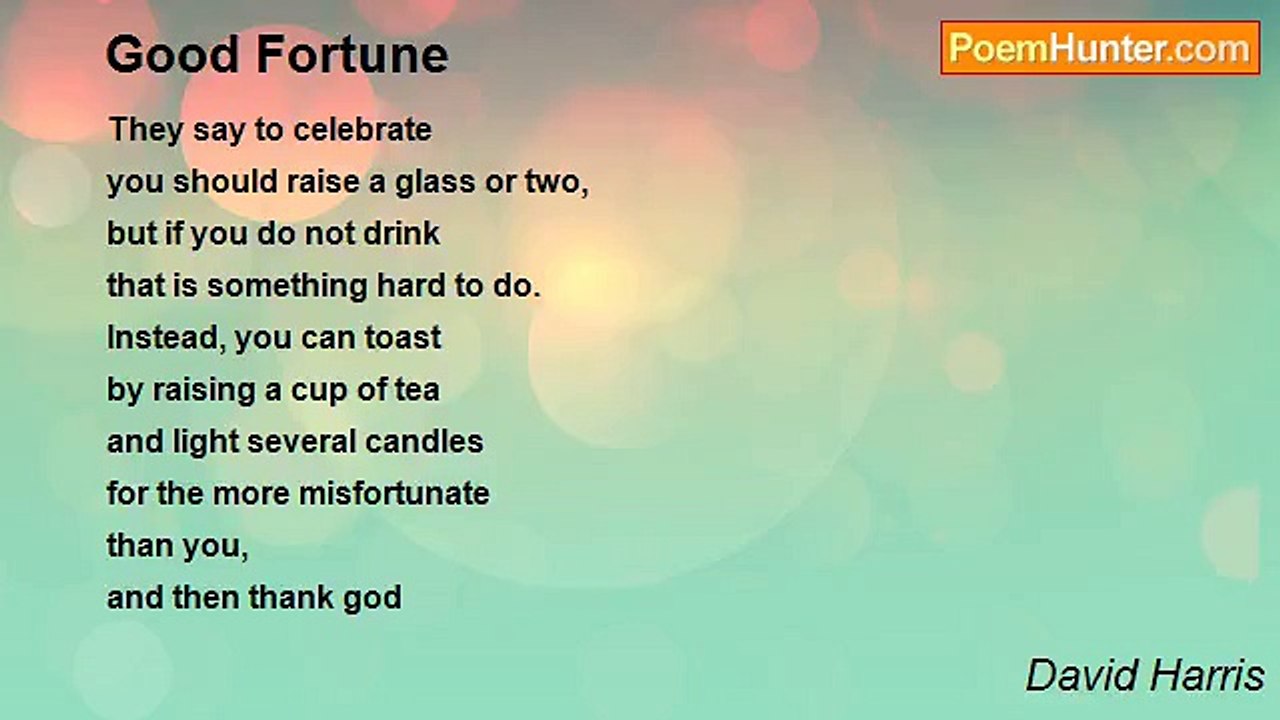 David Harris - Good Fortune
