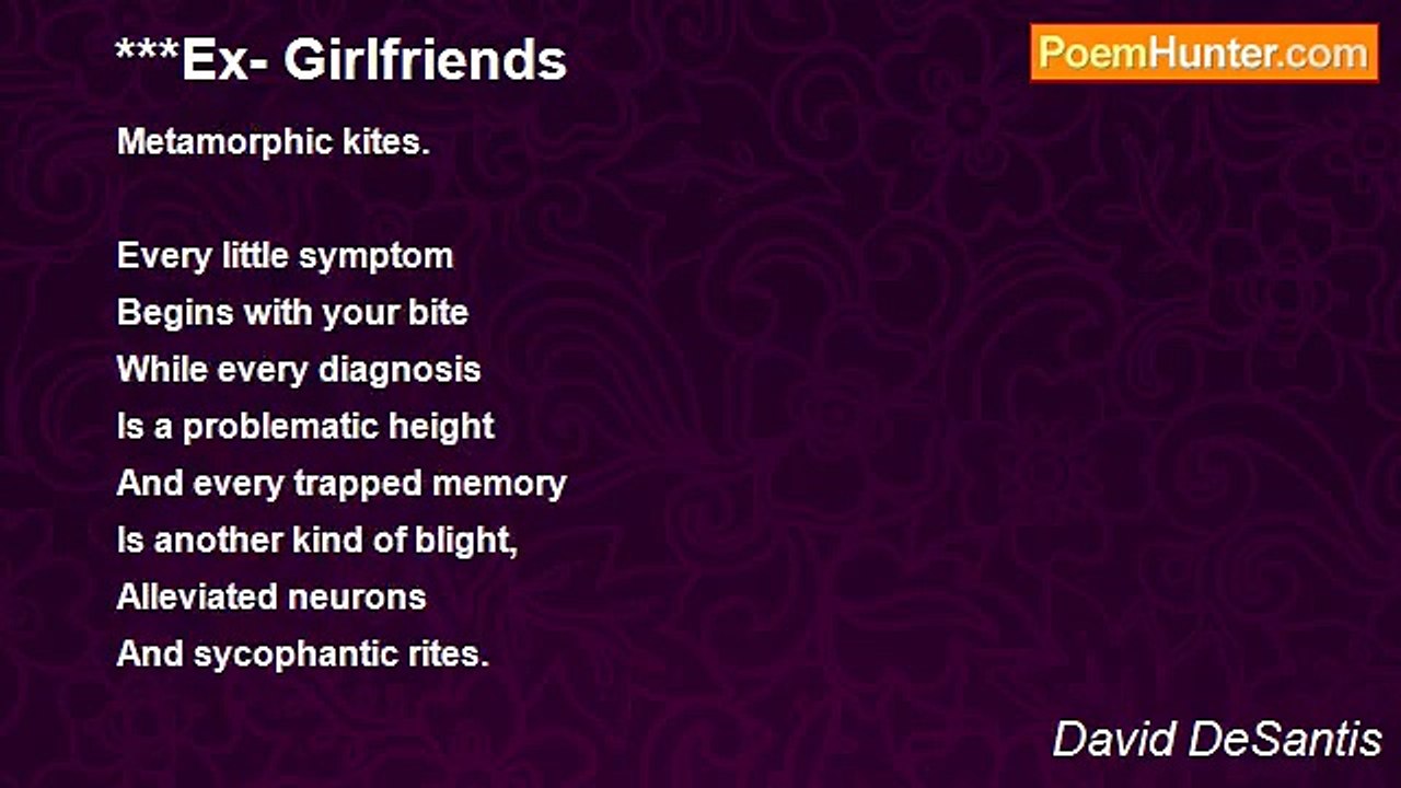David DeSantis - ***Ex- Girlfriends
