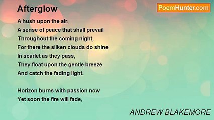 ANDREW BLAKEMORE - Afterglow