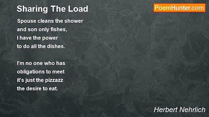 Herbert Nehrlich - Sharing The Load
