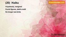 Thufail Ahmed - (20)  Haiku