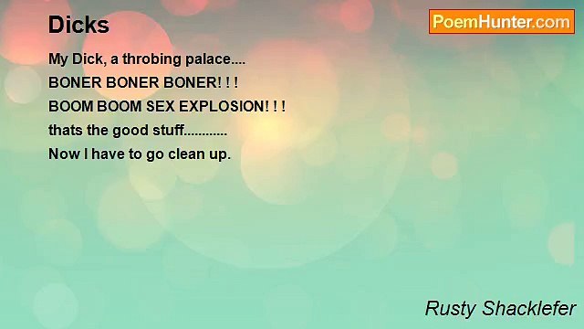 Rusty Shacklefer - Dicks