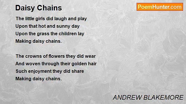 ANDREW BLAKEMORE - Daisy Chains