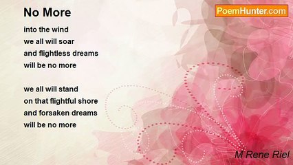 M Rene Riel - No More