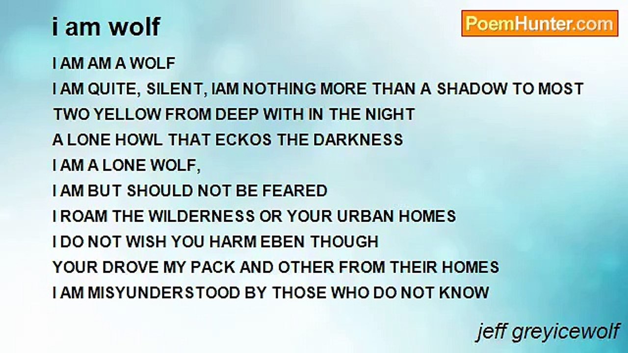 jeff greyicewolf - i am wolf