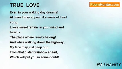 RAJ NANDY - TRUE  LOVE