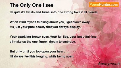 Anonymous - The Only One I see