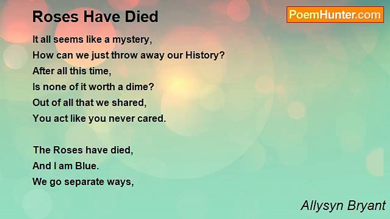 Allysyn Bryant - Roses Have Died