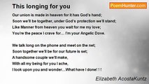 Elizabeth AcostaKuntz - This longing for you