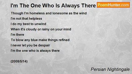 Persian Nightingale - I'm The One Who Is Always There