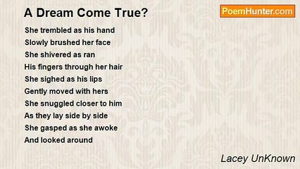 Lacey UnKnown - A Dream Come True?