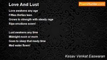 Kesav Venkat Easwaran - Love And Lust