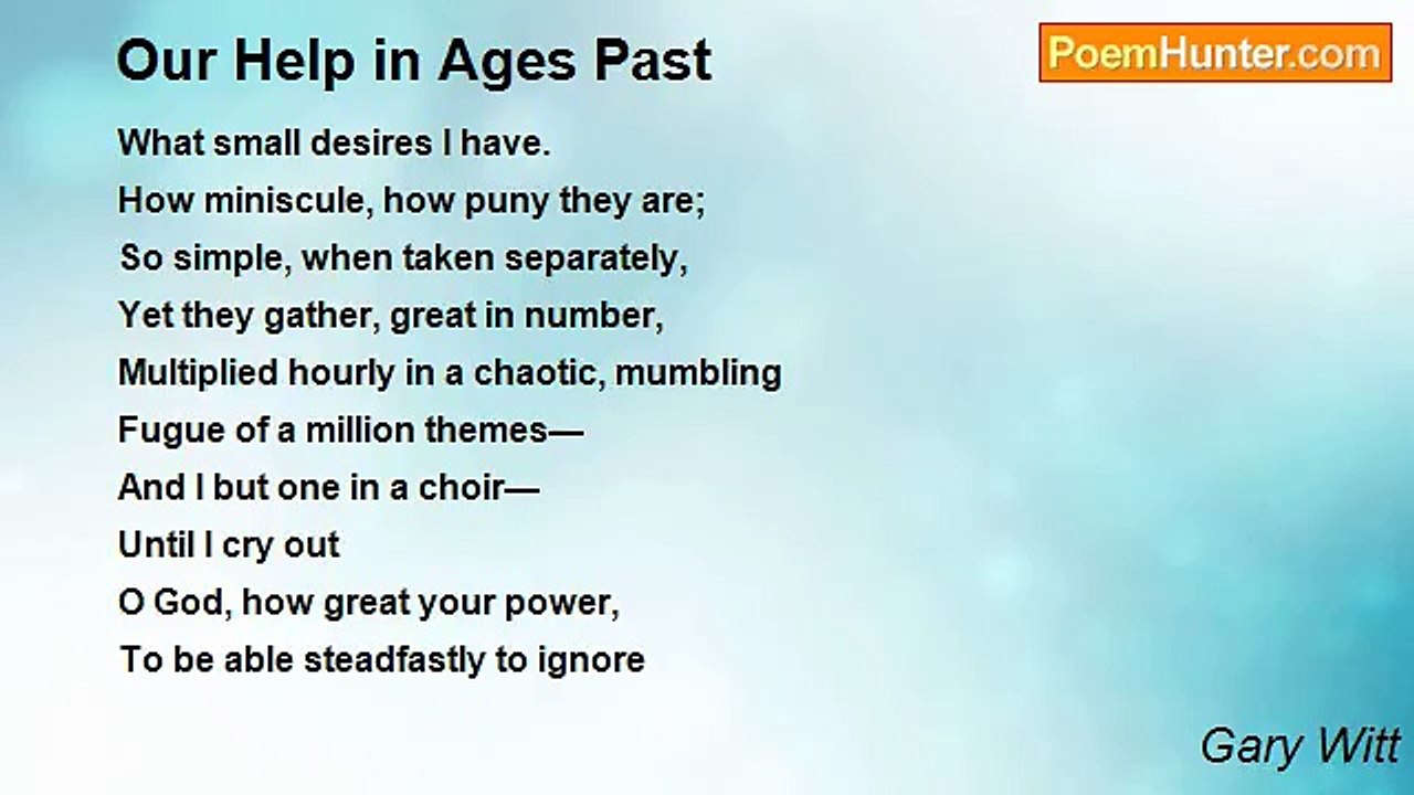 Gary Witt - Our Help in Ages Past