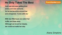Alana Simpkins - He Only Takes The Best