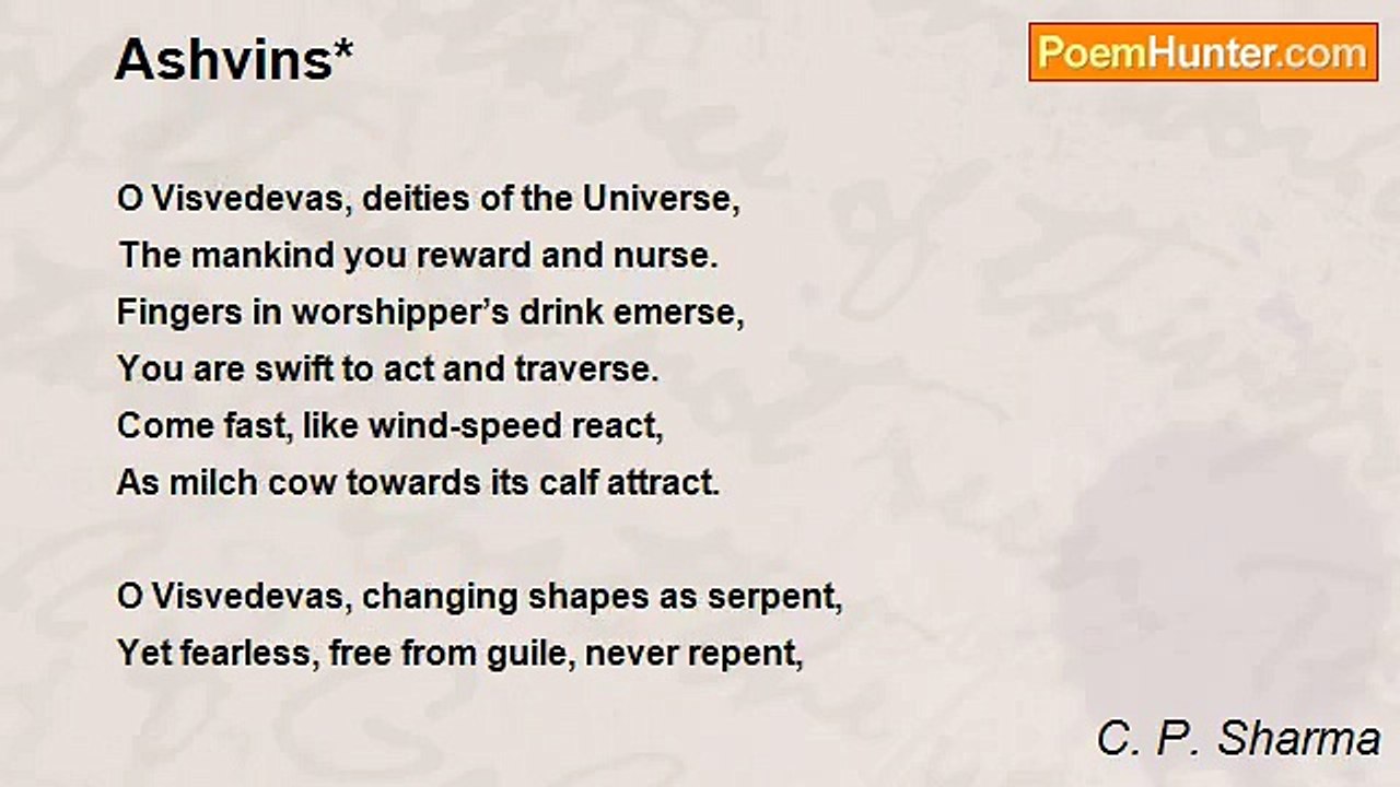 C. P. Sharma - Ashvins*