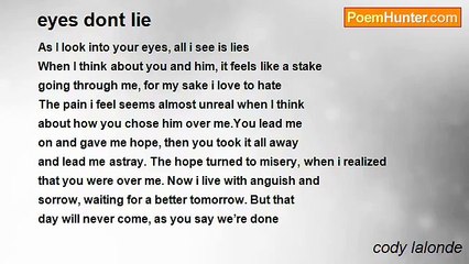 cody lalonde - eyes dont lie