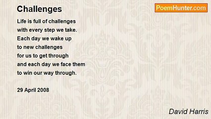 David Harris - Challenges