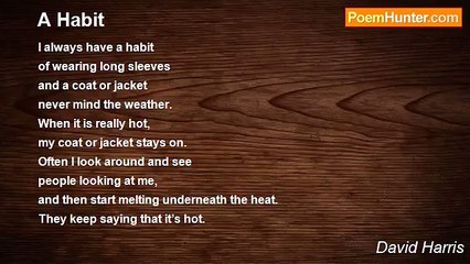 David Harris - A Habit