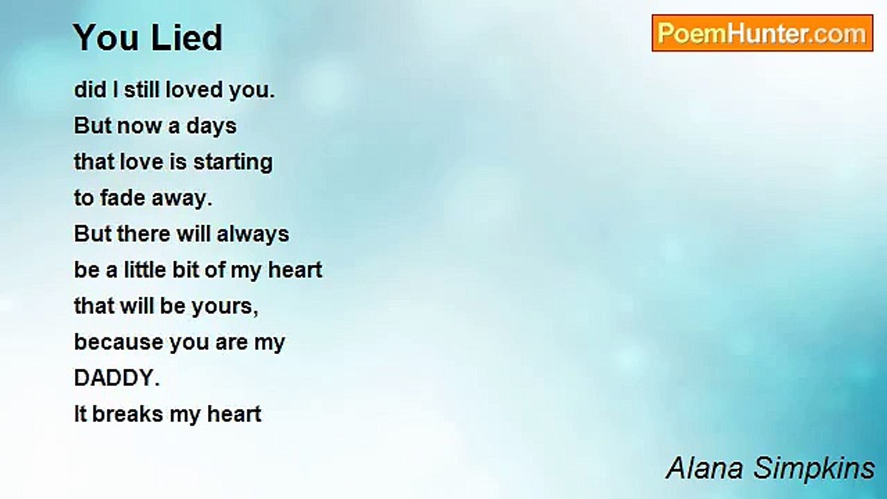 Alana Simpkins - You Lied
