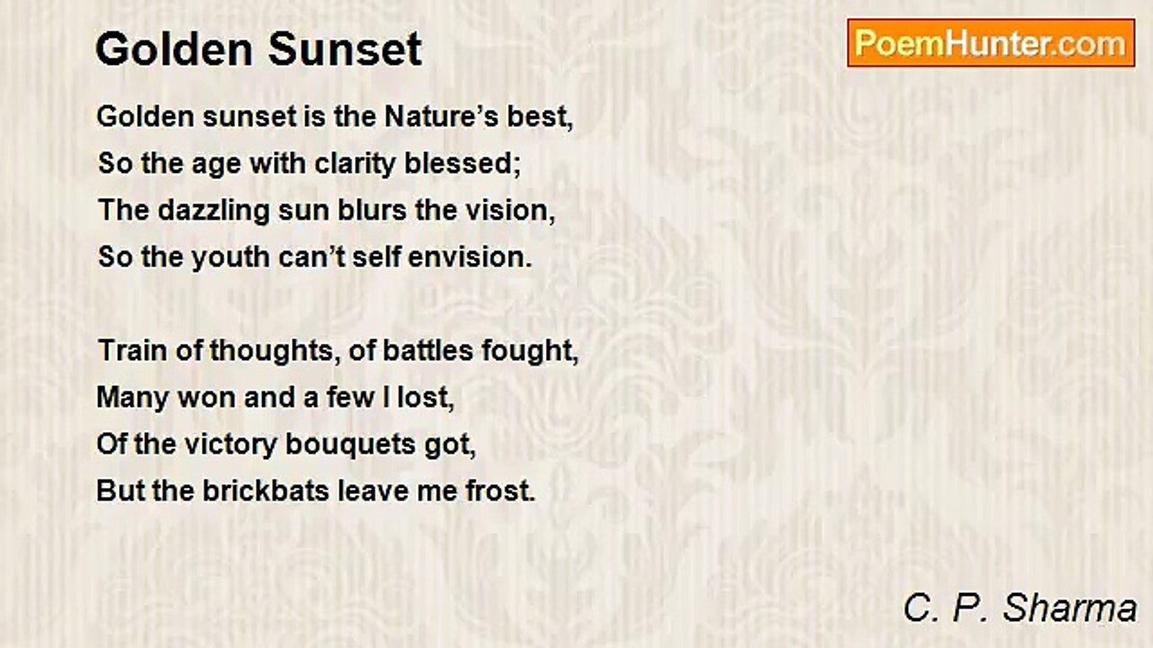 C. P. Sharma - Golden Sunset