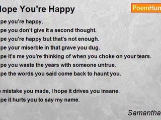 Samantha Ashley - I Hope You're Happy
