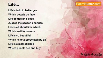 Ralph Acosta - Life...
