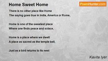 Kavita Iyer - Home Sweet Home